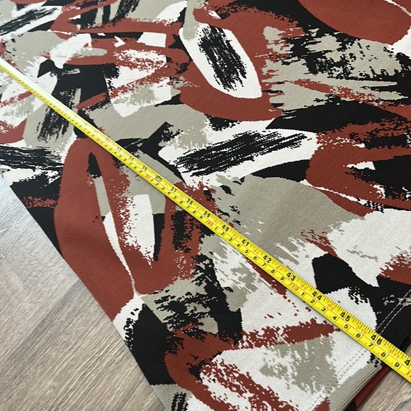 Zara NWT Abstract Print Midi Dress Size M - Picture 8 of 10